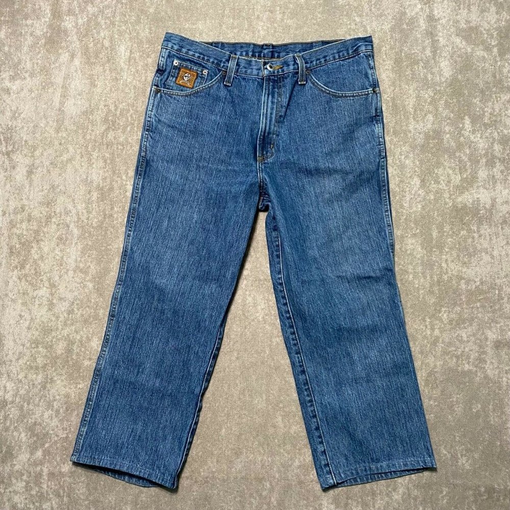 Cinch Bronze Label Men's Tapered Leg Jeans Size 35 x 30 Rocky Mountain Clothing